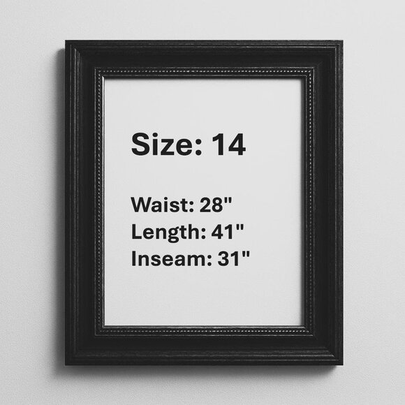 LIZ CLAIBORNE Corduroy Pants Size 14 Black Classic Fit Skinny #Office #Casual - Picture 9 of 9